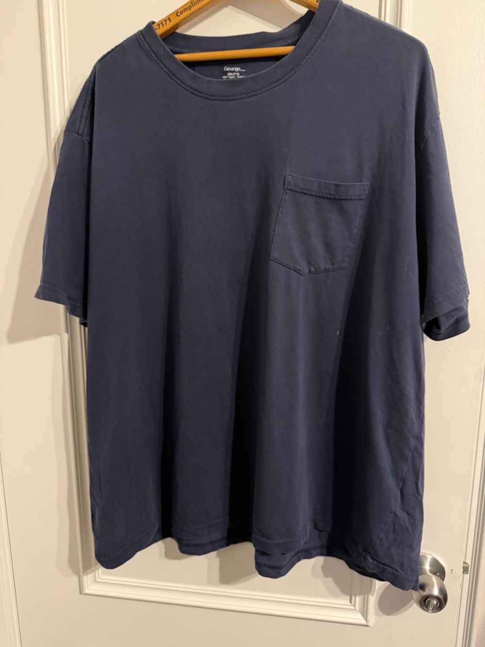 George Navy Short-Sleeve Pocket Tee